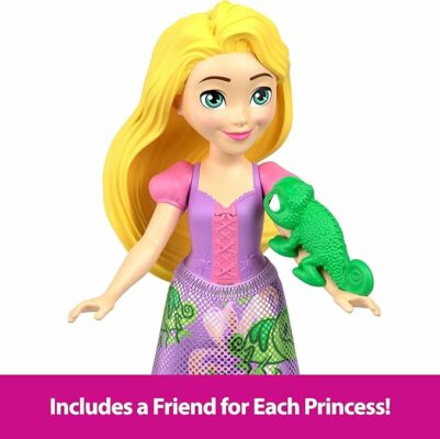 Mattel Disney Princess & Friends Set with 5 Posable Small Dolls