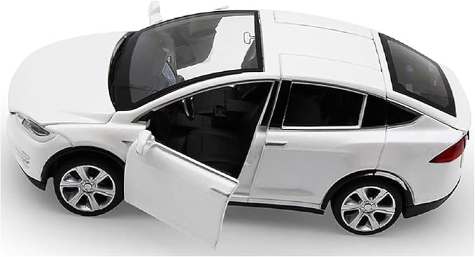 Model X, Pull Back Car Toys Alloy Vehicles with Lights and Sound