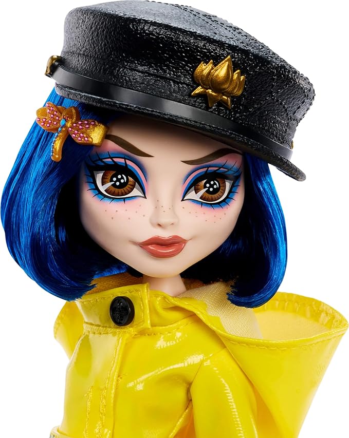 Monster High Skullector Doll Coraline Collectible in Yellow Raincoat Monster High Skullector Doll Coraline Collectible in Yellow Raincoat