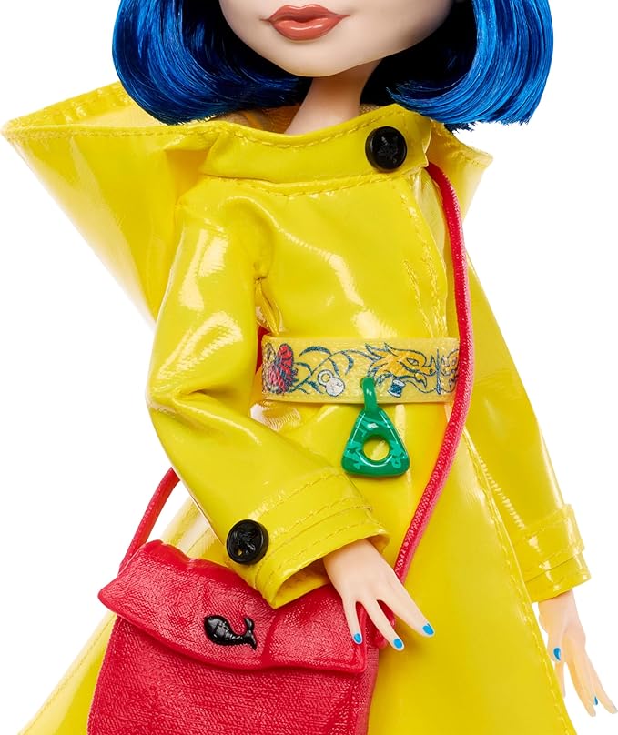 Monster High Skullector Doll Coraline Collectible in Yellow Raincoat Monster High Skullector Doll Coraline Collectible in Yellow Raincoat