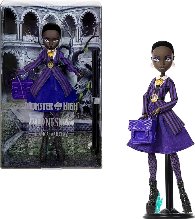 Monster High and Accessories Bianca Barclay Collectible in Academy Uniform