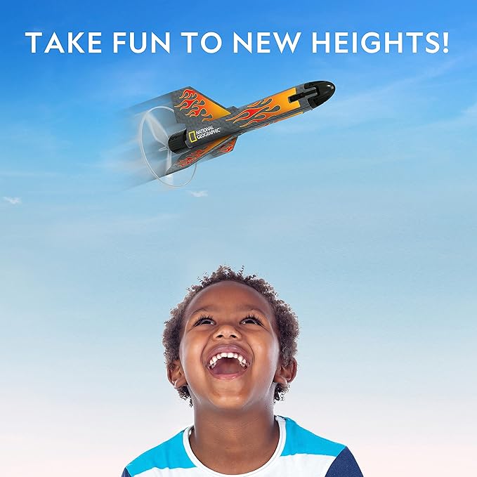 National Geographic Rocket Launcher Motorized Air Rocket Toy National Geographic Rocket Launcher Motorized Air Rocket Toy