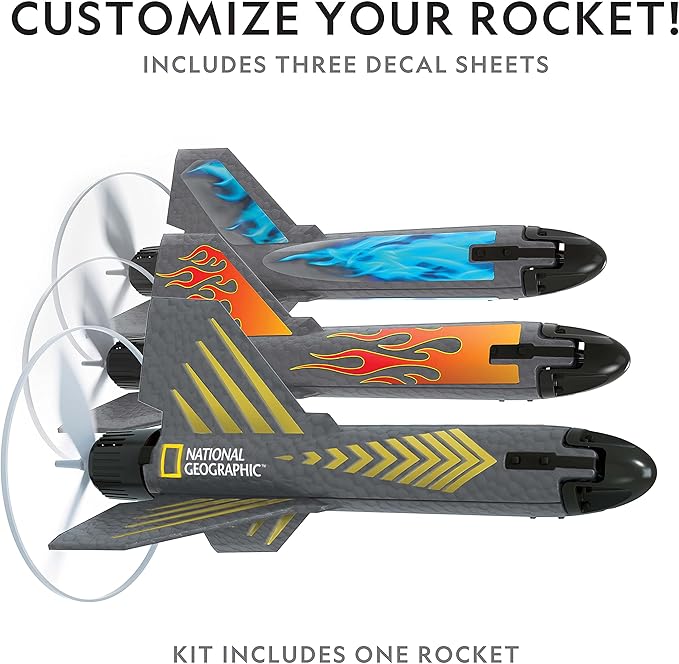 National Geographic Rocket Launcher Motorized Air Rocket Toy National Geographic Rocket Launcher Motorized Air Rocket Toy