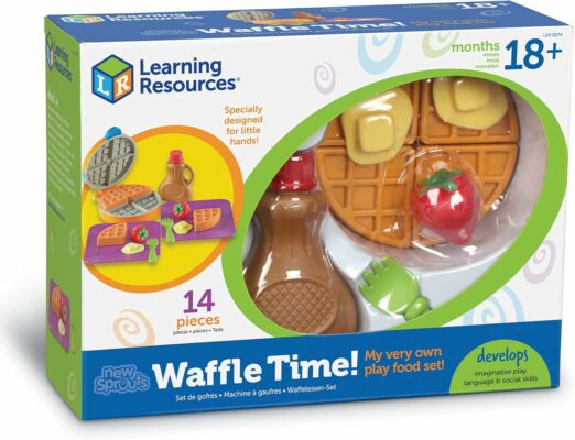 New Sprouts Waffle Time Breakfast Pretend Play Food Kitchen Toys