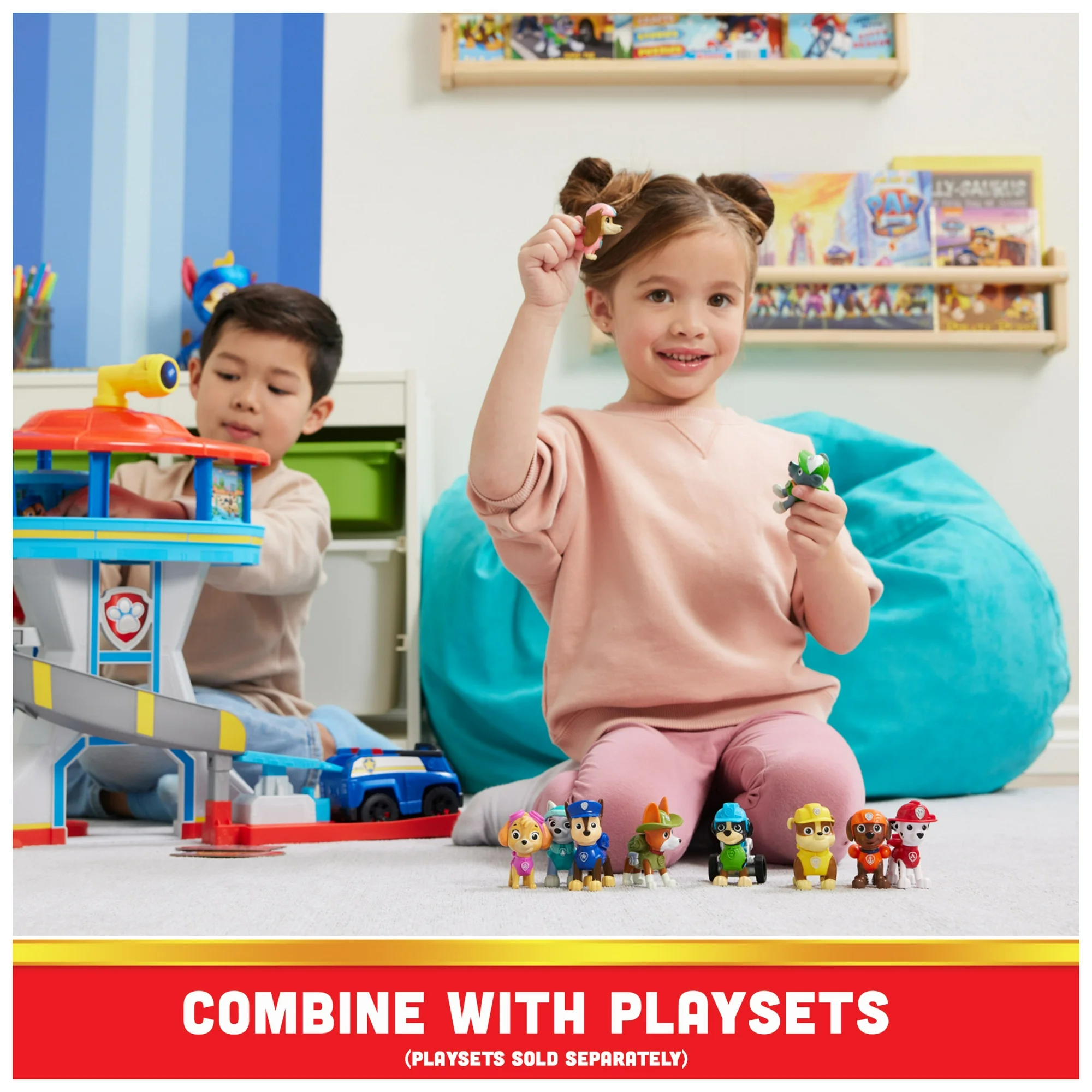 PAW Patrol All Paws on Deck 10 Collectible Toy Figures PAW Patrol All Paws on Deck 10 Collectible Toy Figures