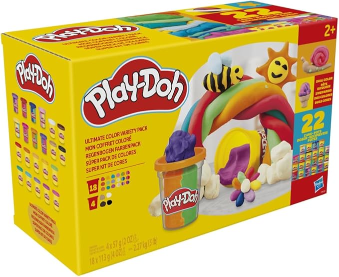 Play-Doh 22 Pack Ultimate Color Variety for Kids Play-Doh 22 Pack Ultimate Color Variety for Kids