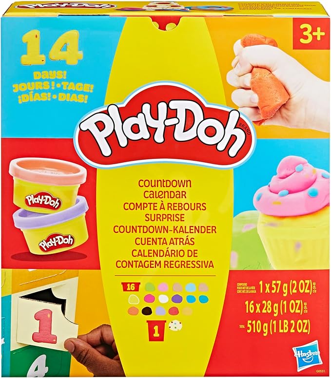 Play-Doh Advent Calendar for Kids 3+ 14 Days to Birthday Play-Doh Advent Calendar for Kids 3+ 14 Days to Birthday