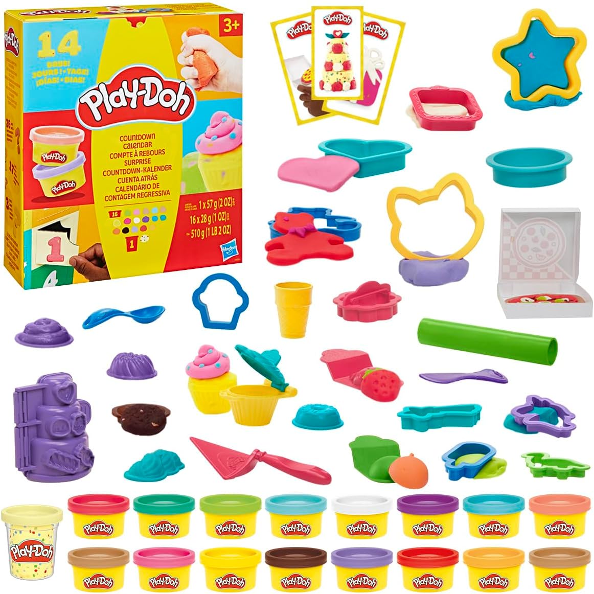 Play-Doh Advent Calendar for Kids 3+ 14 Days to Birthday Play-Doh Advent Calendar for Kids 3+ 14 Days to Birthday