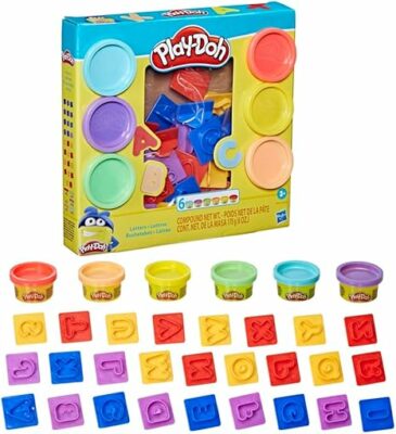 Play-Doh Fundamentals Letters with 26 Letter Stamper Tools