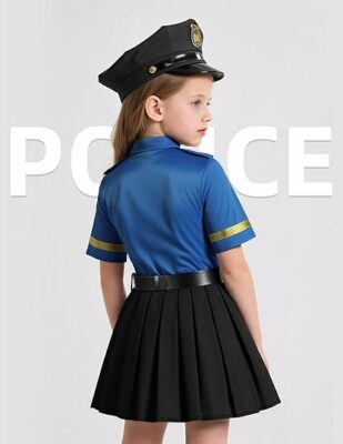 Police Costume Set for Girls