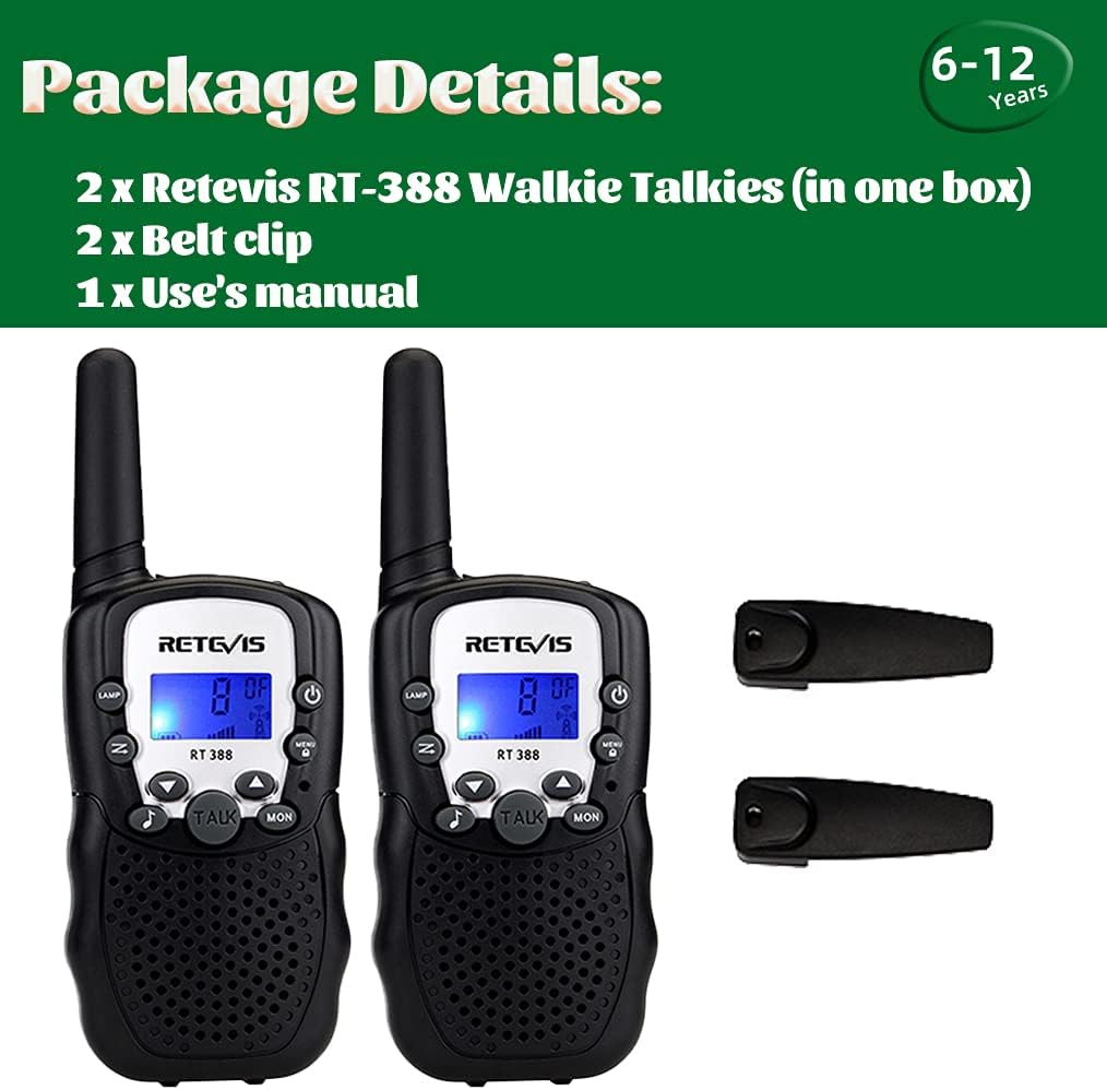 RT388 Walkie Talkies for Kids Toys RT388 Walkie Talkies for Kids Toys