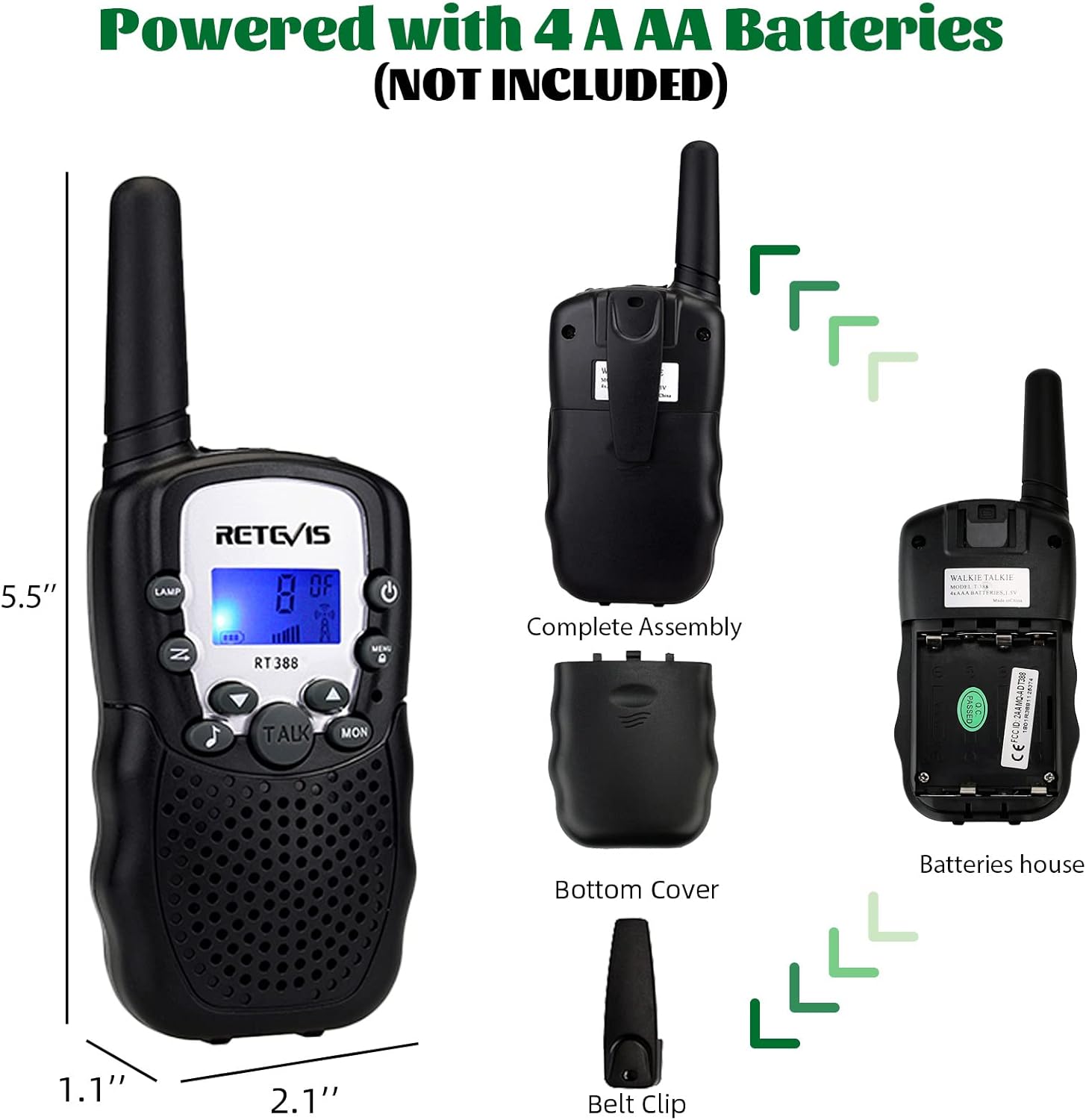 RT388 Walkie Talkies for Kids Toys RT388 Walkie Talkies for Kids Toys