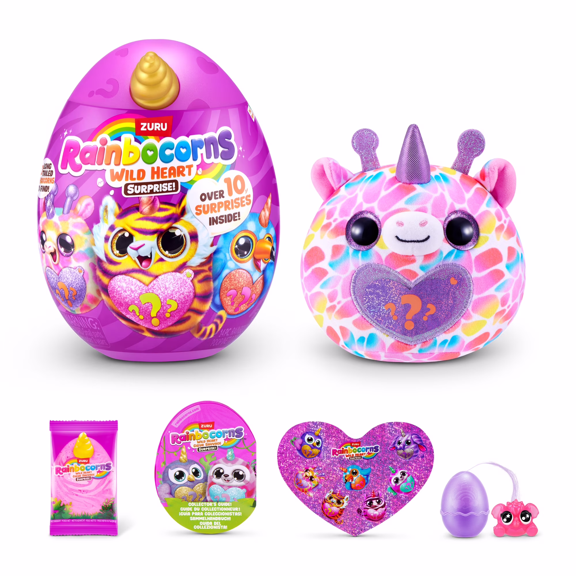 Rainbocorns Wild Heart Surprise Mystery Egg Soft Stuffed Animal Plush Toy