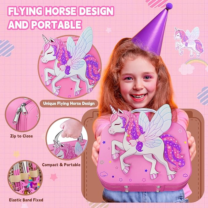 Real Washable Make Up Set with Storage Case for Girls Real Washable Make Up Set with Storage Case for Girls