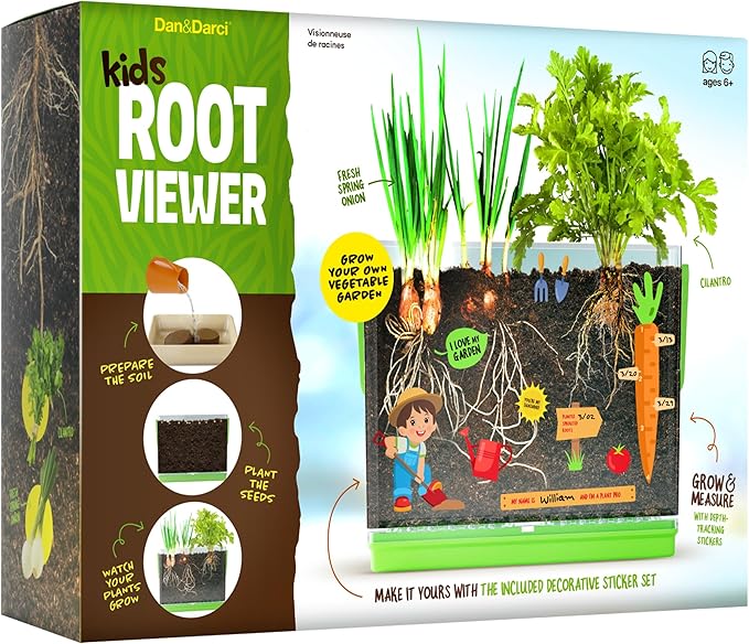 Root Viewer Kit for Kids Grow Your Own Plant for Boys & Girls