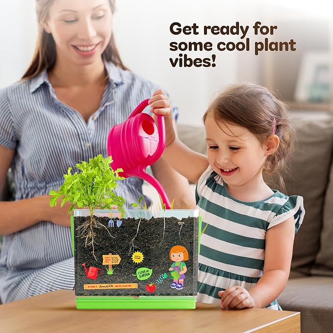 Root Viewer Kit for Kids Grow Your Own Plant for Boys & Girls Root Viewer Kit for Kids Grow Your Own Plant for Boys & Girls