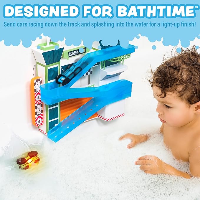 Splash Wheels Bathtime Raceway Car Ramp Toddler Splash Wheels Bathtime Raceway Car Ramp Toddler