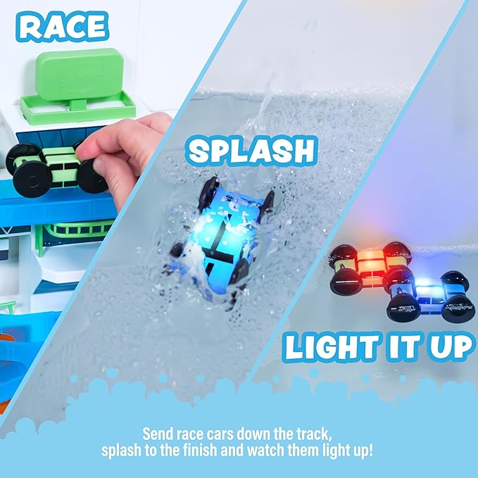 Splash Wheels Bathtime Raceway Car Ramp Toddler Splash Wheels Bathtime Raceway Car Ramp Toddler