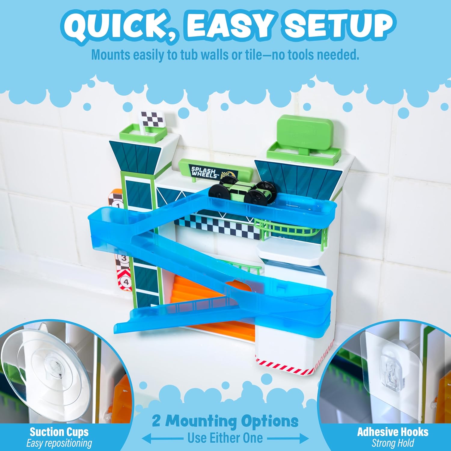 Splash Wheels Bathtime Raceway Car Ramp Toddler Splash Wheels Bathtime Raceway Car Ramp Toddler