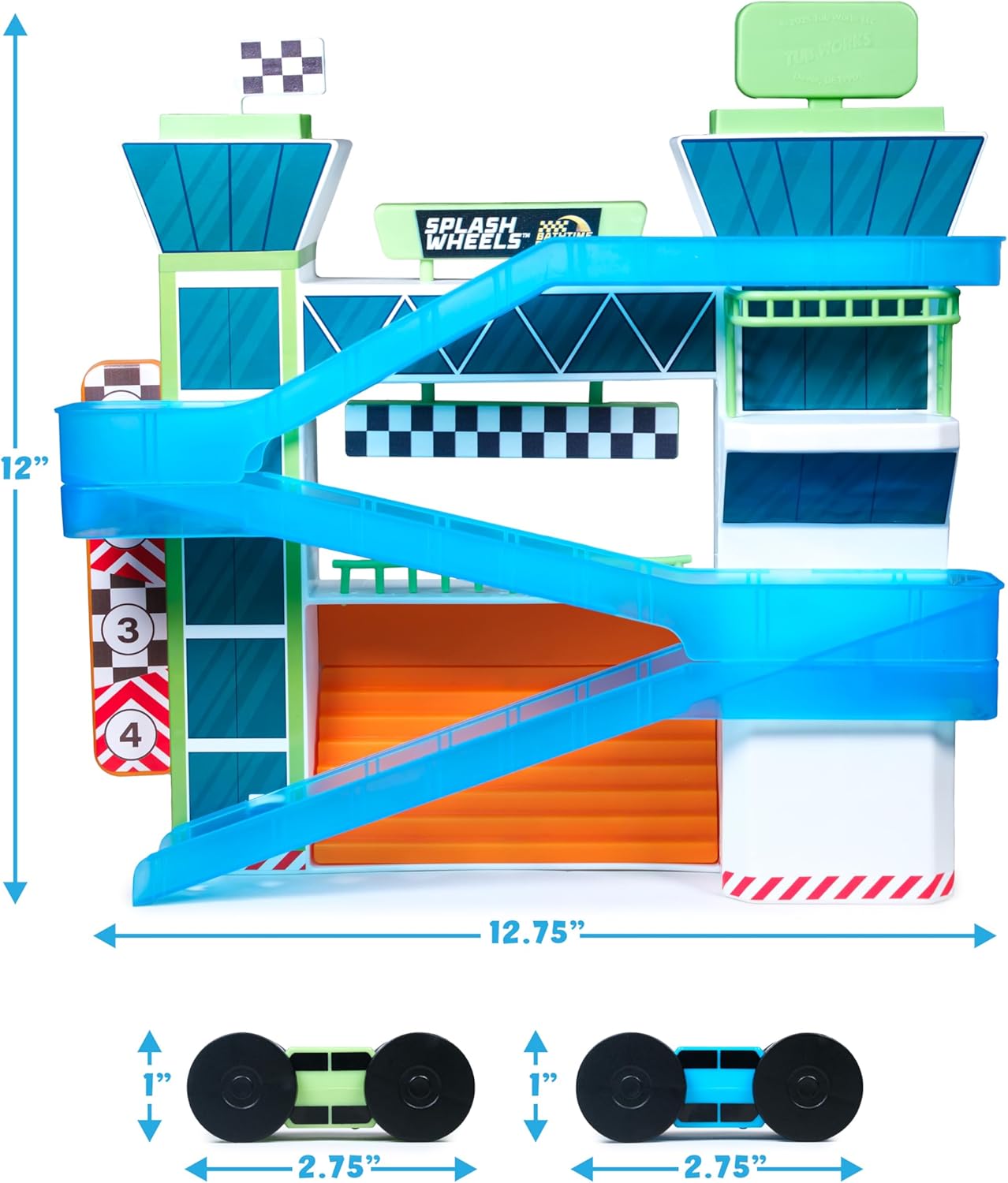 Splash Wheels Bathtime Raceway Car Ramp Toddler Splash Wheels Bathtime Raceway Car Ramp Toddler