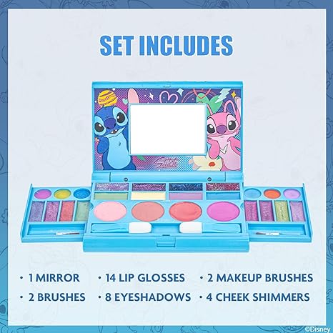Stitch All-in-One Kids Cosmetic Compact Set Stitch All-in-One Kids Cosmetic Compact Set