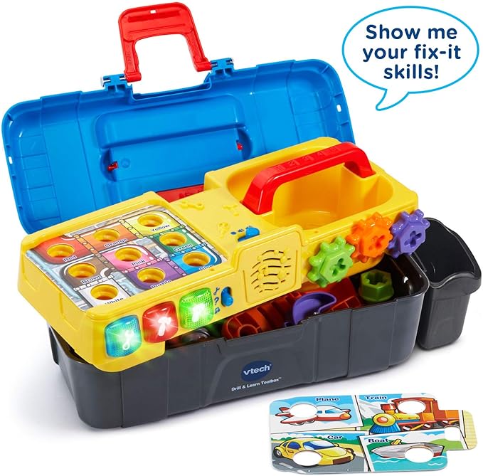 VTech Drill and Learn Toolbox Toys VTech Drill and Learn Toolbox Toy