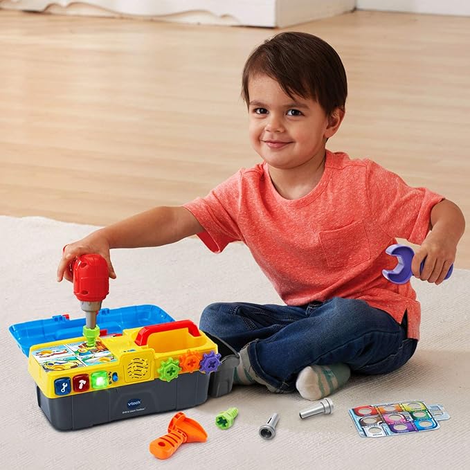 VTech Drill and Learn Toolbox Toy VTech Drill and Learn Toolbox Toy