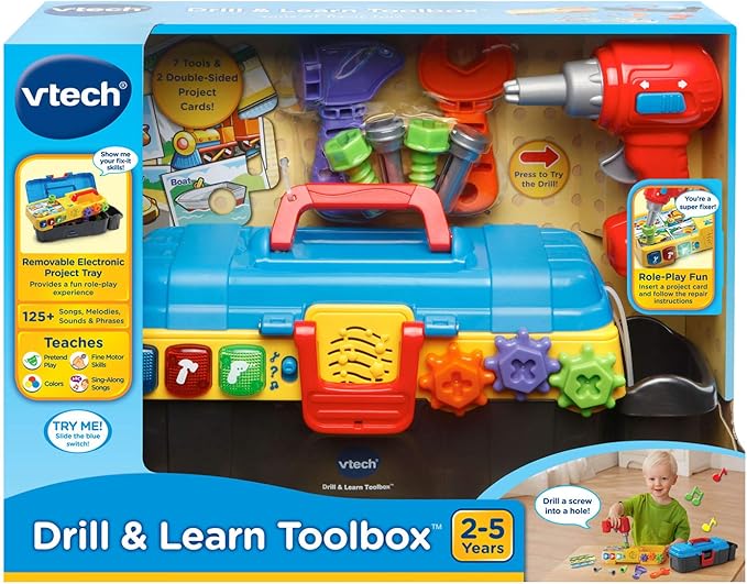 VTech Drill and Learn Toolbox Toy VTech Drill and Learn Toolbox Toy