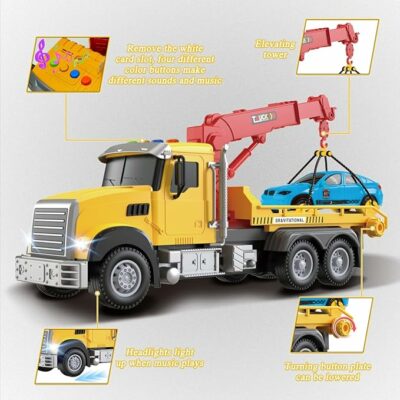 2.4GHz Remote Control Tow Truck for Kids