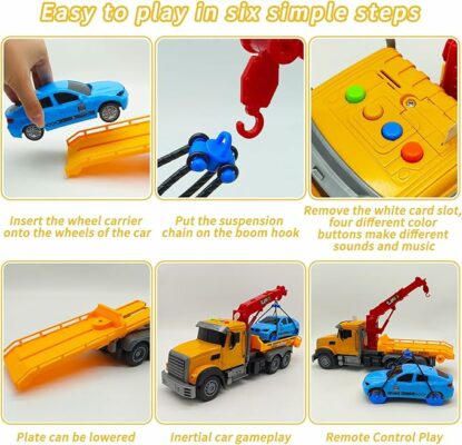 2.4GHz Remote Control Tow Truck for Kids