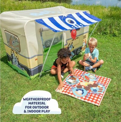 BLUEY Camping Activity Fort Indoor and Outdoor Play House Toy for Kids