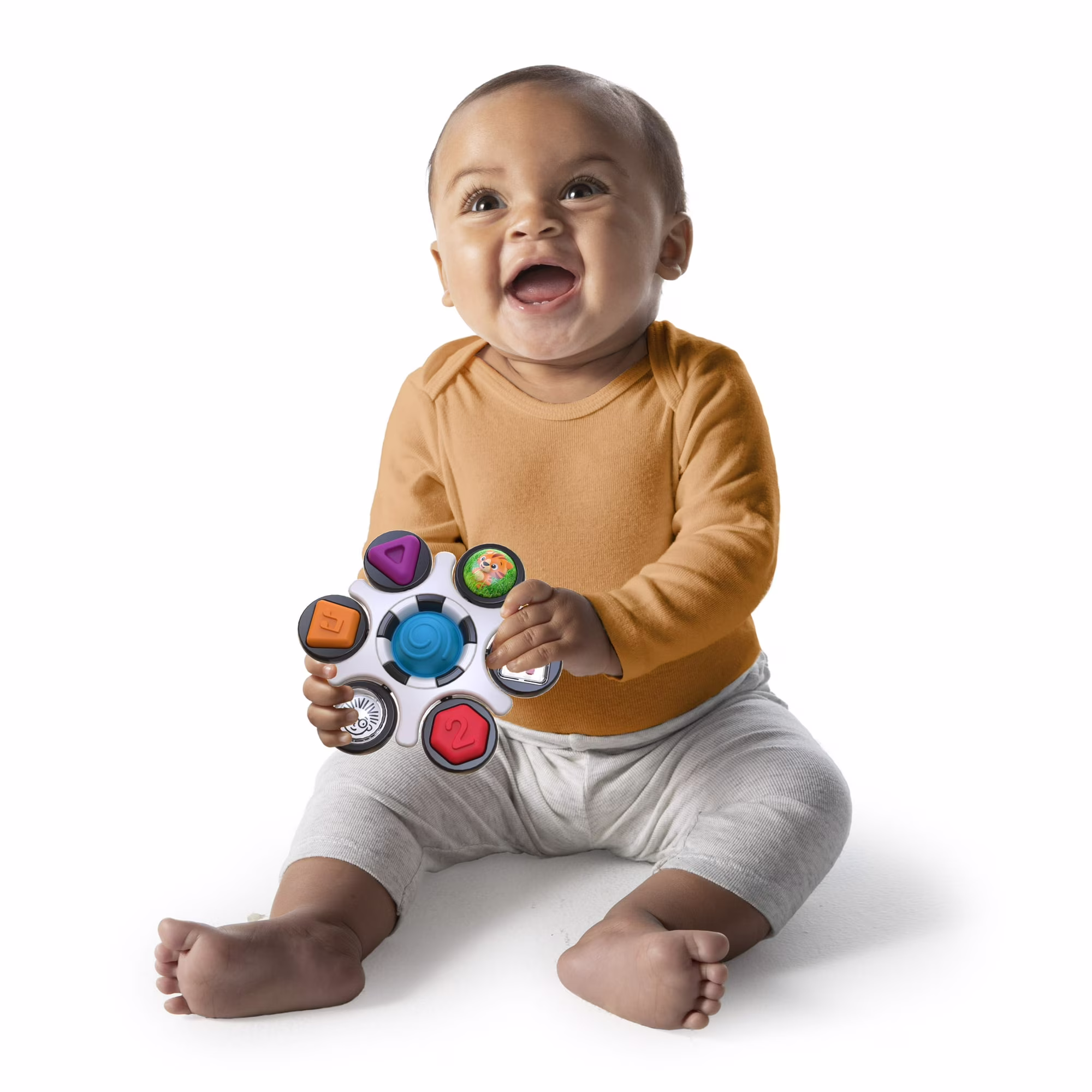 Baby Einstein Curiosity Clutch Twist and Pop Rattle Teether Infant Toy Baby Einstein Curiosity Clutch Twist and Pop Rattle Teether Infant Toy
