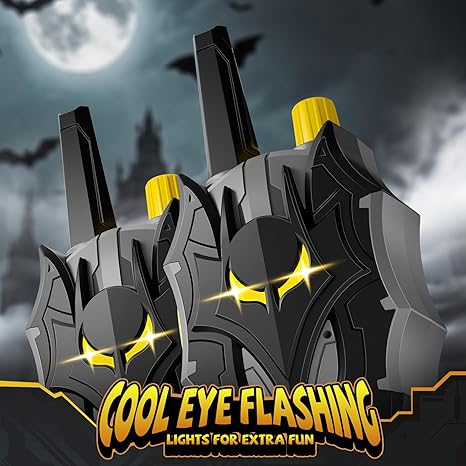 Batman Walkie Talkies for Kids with Flashing Eye Lights Batman Walkie Talkies for Kids with Flashing Eye Lights