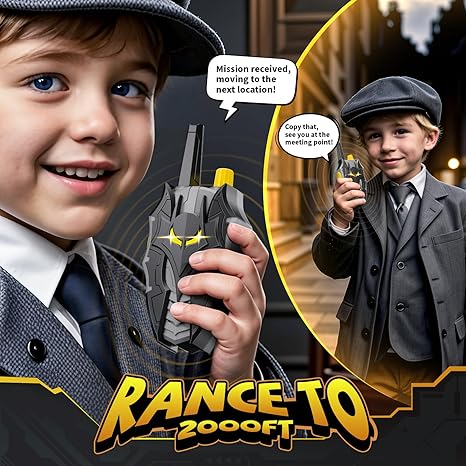 Batman Walkie Talkies for Kids with Flashing Eye Lights 4 Batman Walkie Talkies for Kids with Flashing Eye Lights