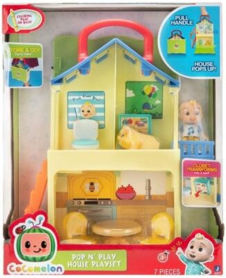 CoComelon Official Pop n' Play House Playset