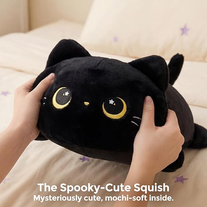 Cute Black Cat Plush Pillow Stuffed Animal Cute Black Cat Plush Pillow Stuffed Animal