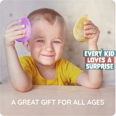 Dino Egg Bath Bombs for Kids Easter Basket Stuffers