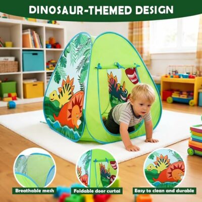 Dinosaur Kids Pop up Play Tent Playhouse