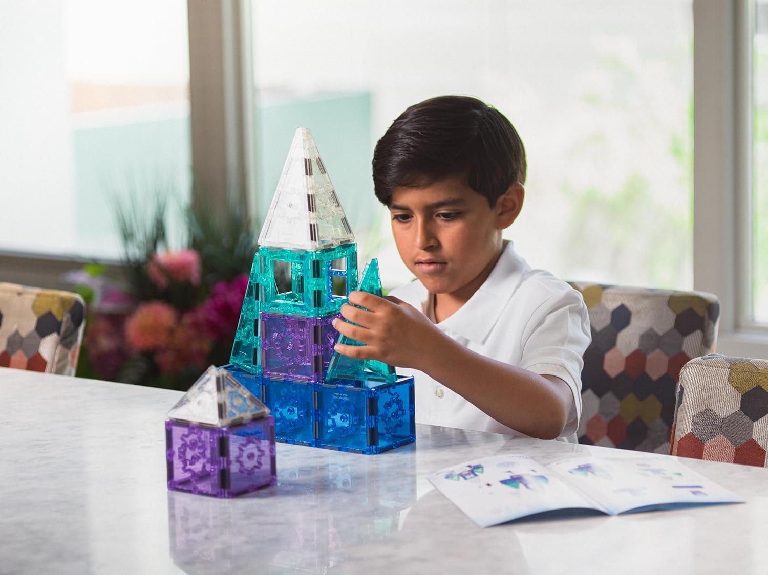 Disney Frozen Magnetic Tiles Princess Castle 68 Piece STEAM Building Set Disney Frozen Magnetic Tiles Princess Castle 68 Piece STEAM Building Set