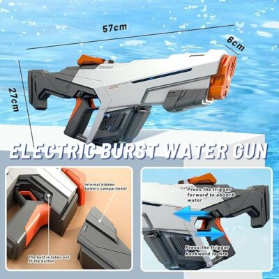 Electric Water Gun Automatic Water Gun with Water Absorption