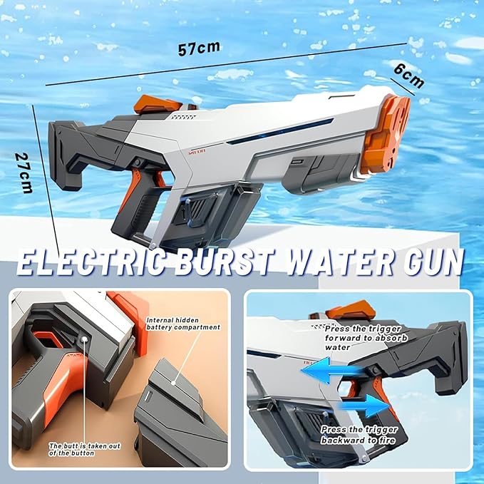 Electric Water Gun Automatic Water Gun with Water Absorption Electric Water Gun Automatic Water Gun with Water Absorption