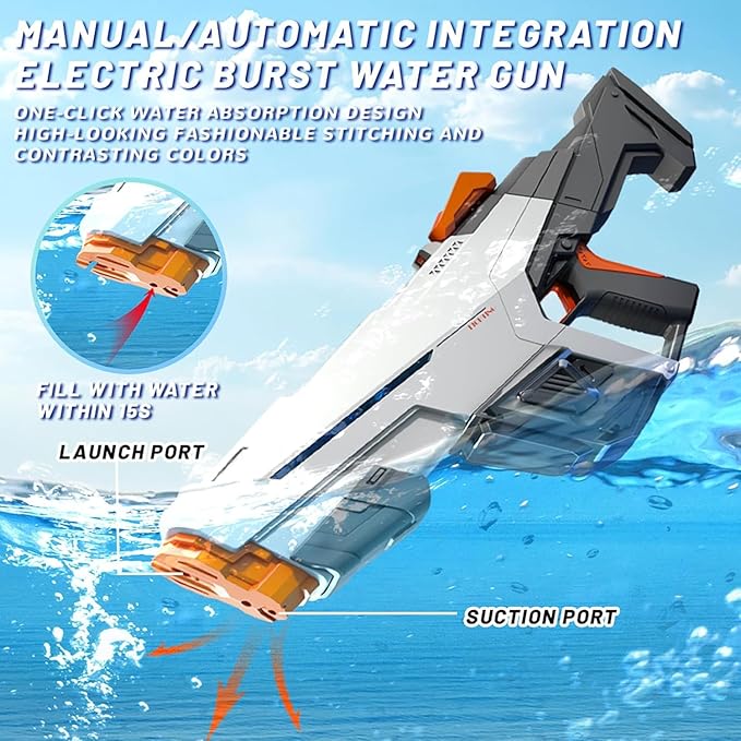 Electric Water Gun Automatic Water Gun with Water Absorption Electric Water Gun Automatic Water Gun with Water Absorption