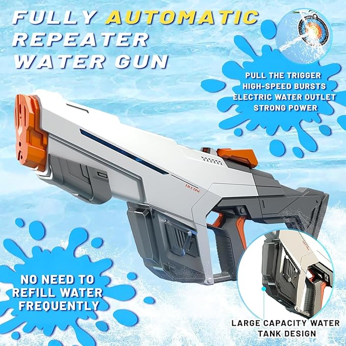 Electric Water Gun Automatic Water Gun with Water Absorption 5 Electric Water Gun Automatic Water Gun with Water Absorption