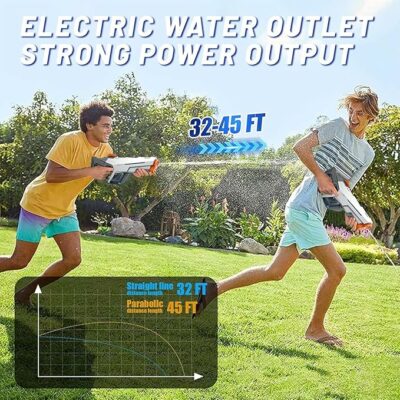 Electric Water Gun Automatic Water Gun with Water Absorption