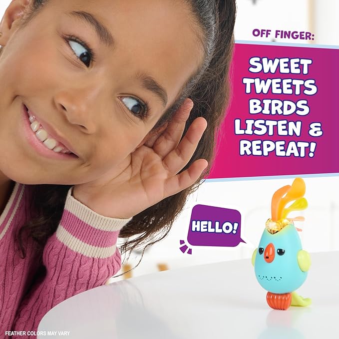 Fingerlings Sweet Tweets Interactive Bird Record & Play Secret Messages Fingerlings Sweet Tweets Interactive Bird Record & Play Secret Messages