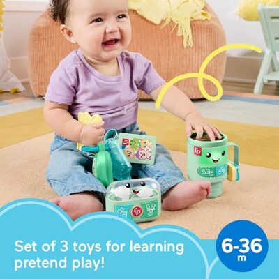 Fisher Price Baby Toys Laugh & Learn Go Gift Set Electronic Learning Activities