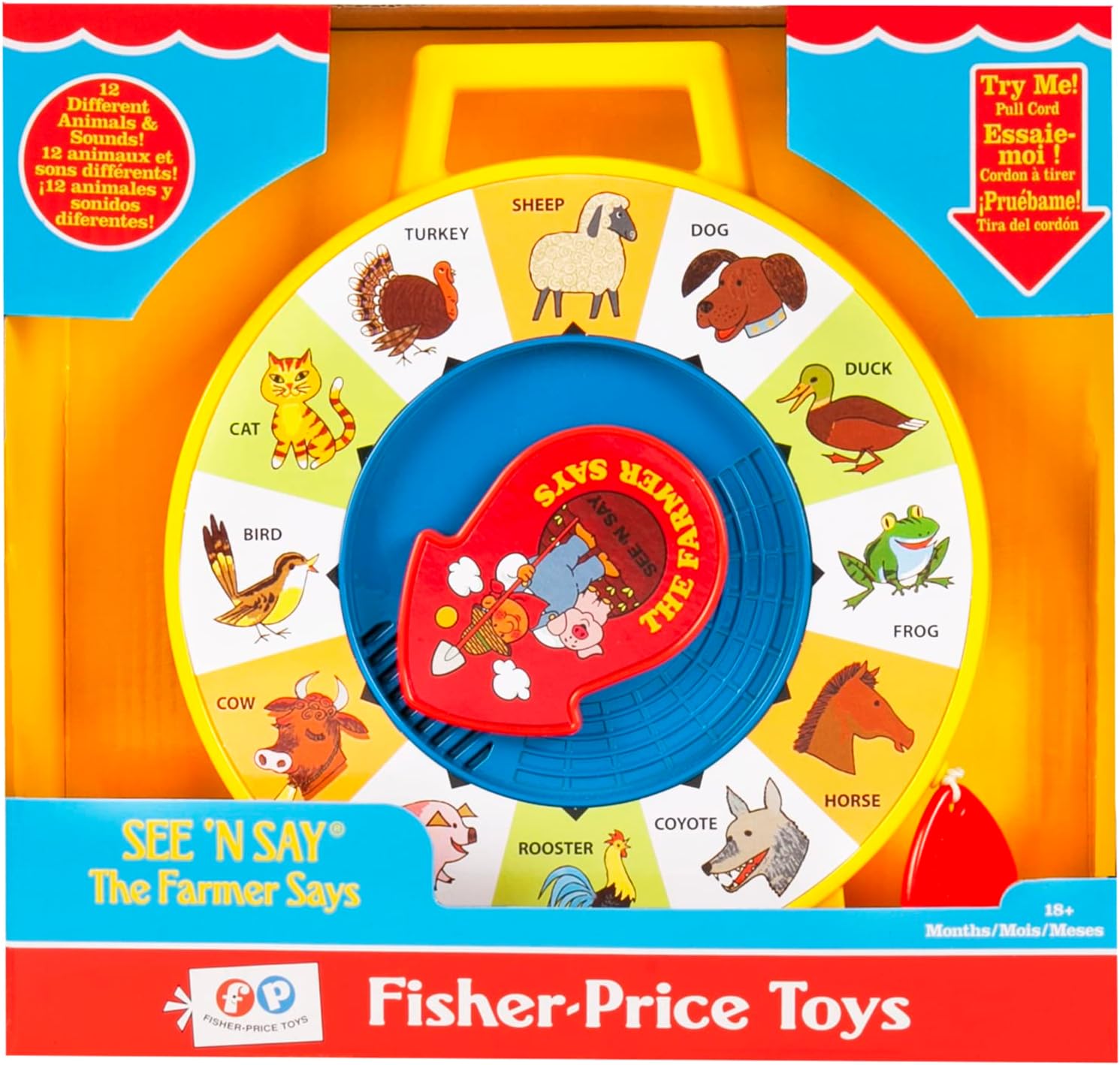 Fisher Price Classics Farmer Says See 'n Say Vintage Learning Toy Fisher Price Classics Farmer Says See 'n Say Vintage Learning Toy