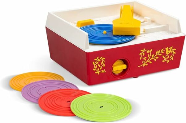 Fisher Price Classics Record Player Interactive Retro Toy for Kids