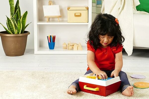 Fisher Price Classics Record Player Interactive Retro Toy for Kids