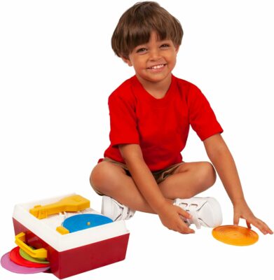 Fisher Price Classics Record Player Interactive Retro Toy for Kids